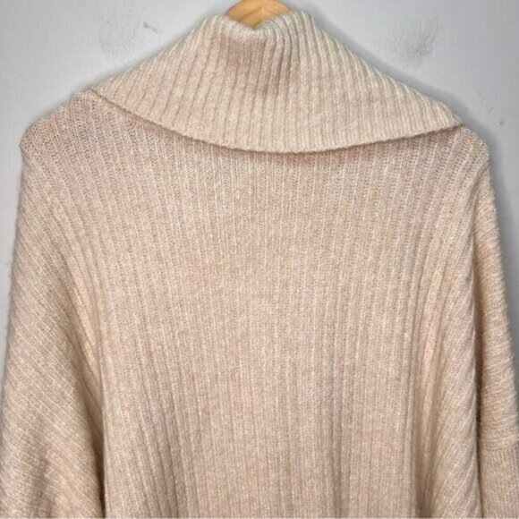 Lily Morgan Cream Knit Tunic Turtleneck Sweater Dress Size 3X Neutral - Picture 2 of 9